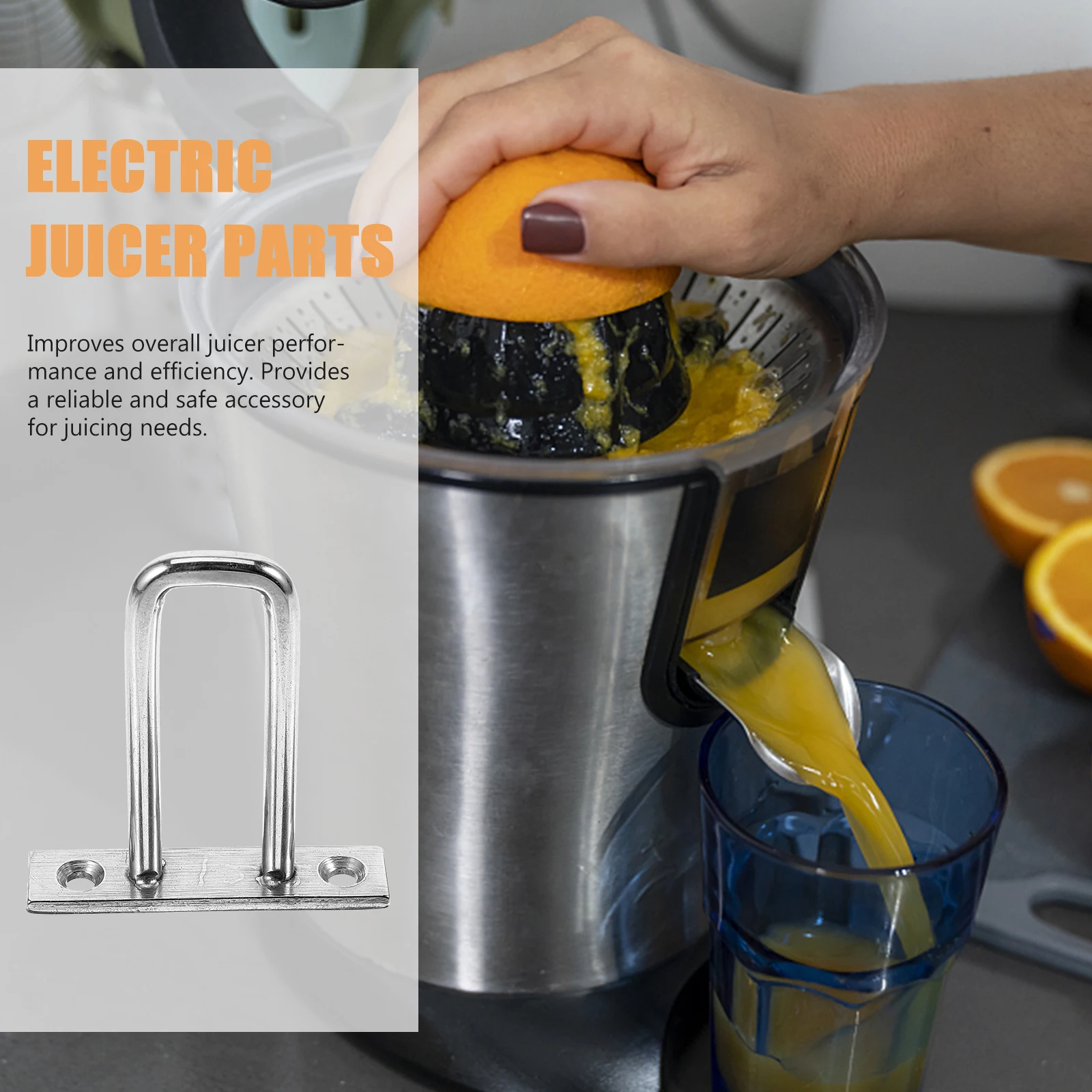 

Stainless Steel Juice Cutter Bracket For Orange Juicer Machine Replacement Part Compatible With Xc-2000E Electric Juicer