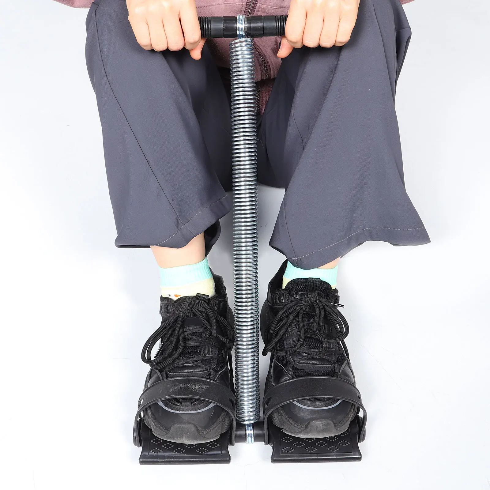 

1Pcs Fitness Pedal Waist Slimming Pulling Exercise Portable Durable Home Yoga Pedal Puller for Men Women Beginners