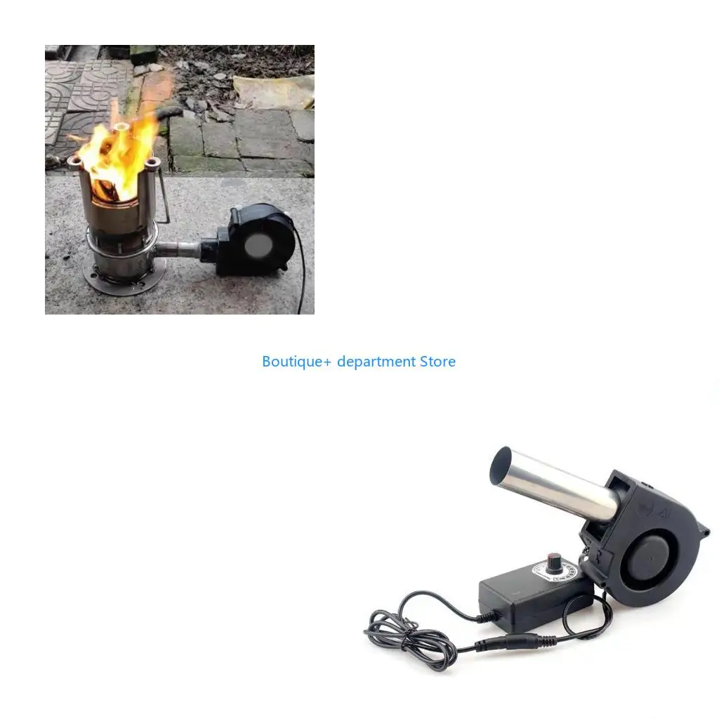 

E1PD с вилкой США/ЕС, вентилятор для барбекю, портативный вентилятор для барбекю, ручной вентилятор для барбекю