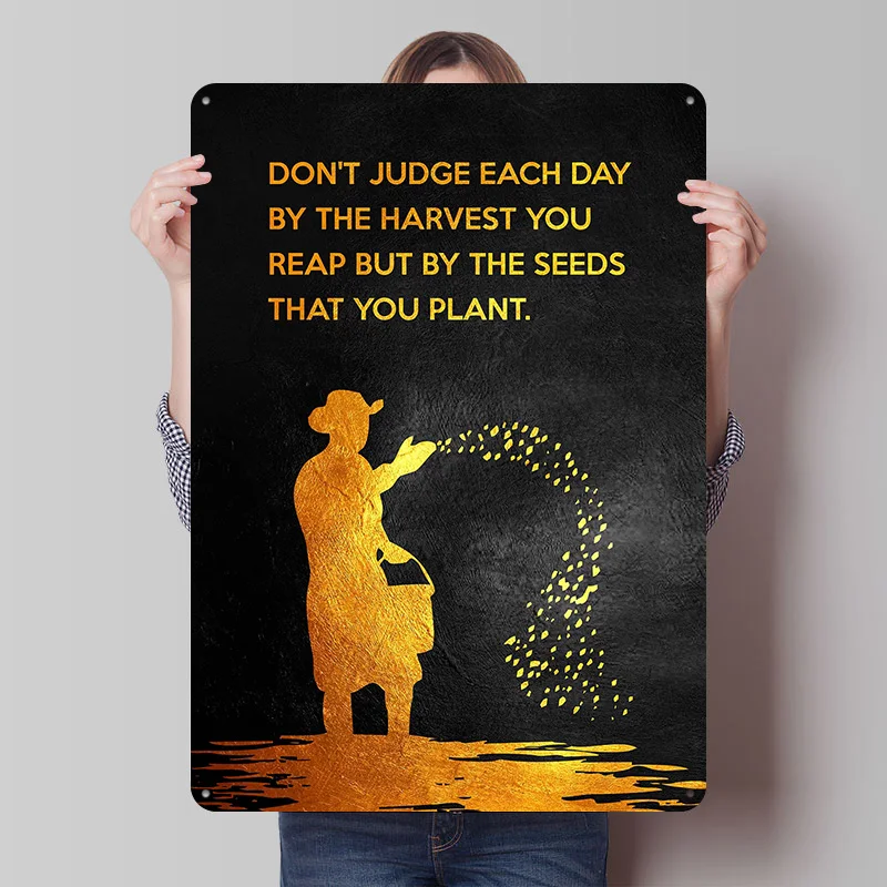 

Robert Stevenson Quote Printed Poster Customized Retro Wall Art Vintage Metal Tin Signs for Room Accessories Home and Decoration