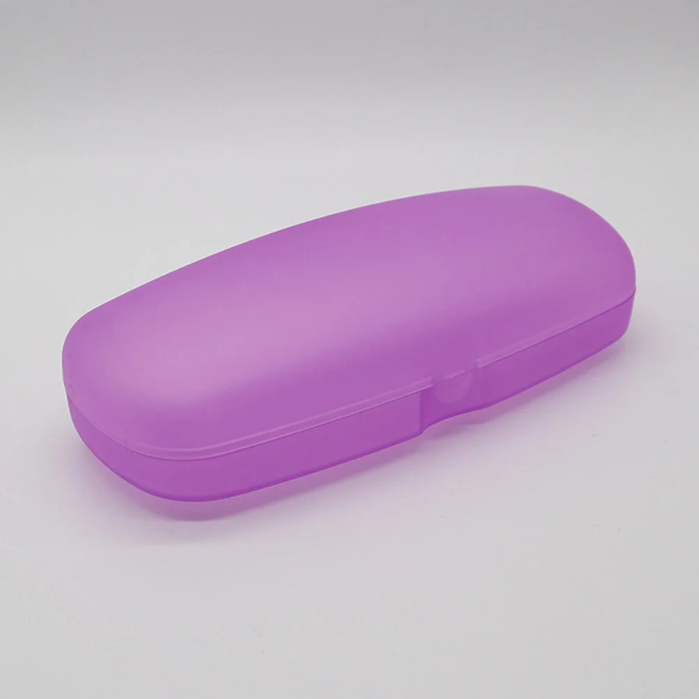 

5Pcs Eyewear Case Hard Transparent Shell Scratch Resistant Dustproof Glasses Storage Box for Home Office Travel Unisex Design