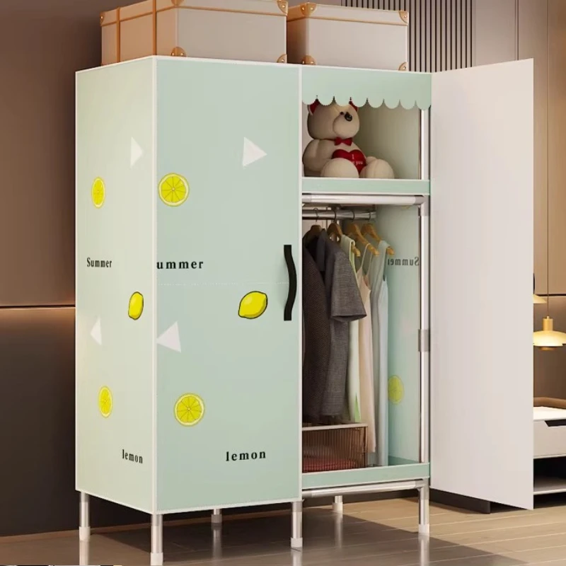Partitions Modern Wardrobe Display Minimalist Nordic Cupboard Wardrobe Modular Space Saving Guarda Roupa Furniture For Room