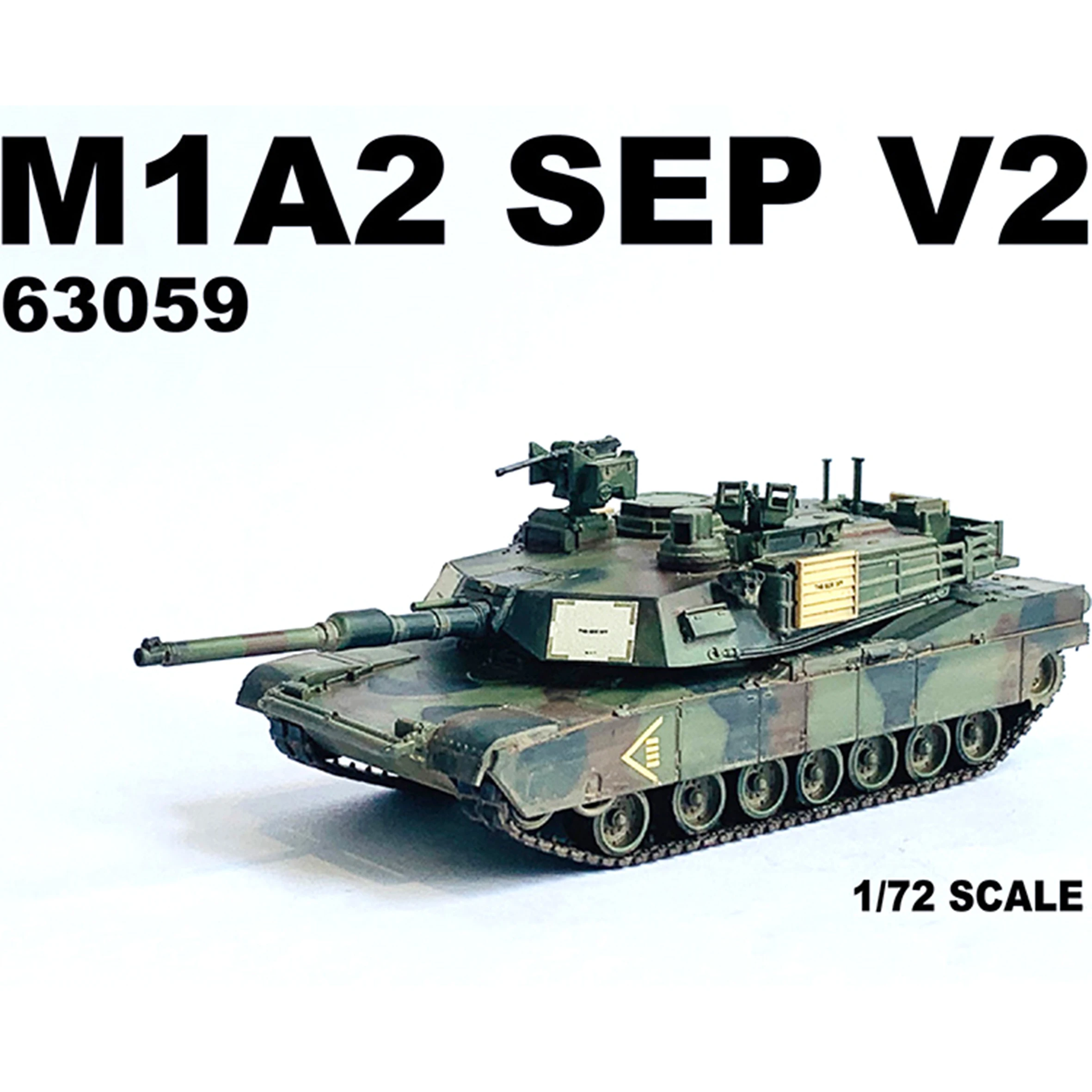 1: 72 DG63059 US M1A2 SEP V2 Main Battle Tank Model Finished product collection model