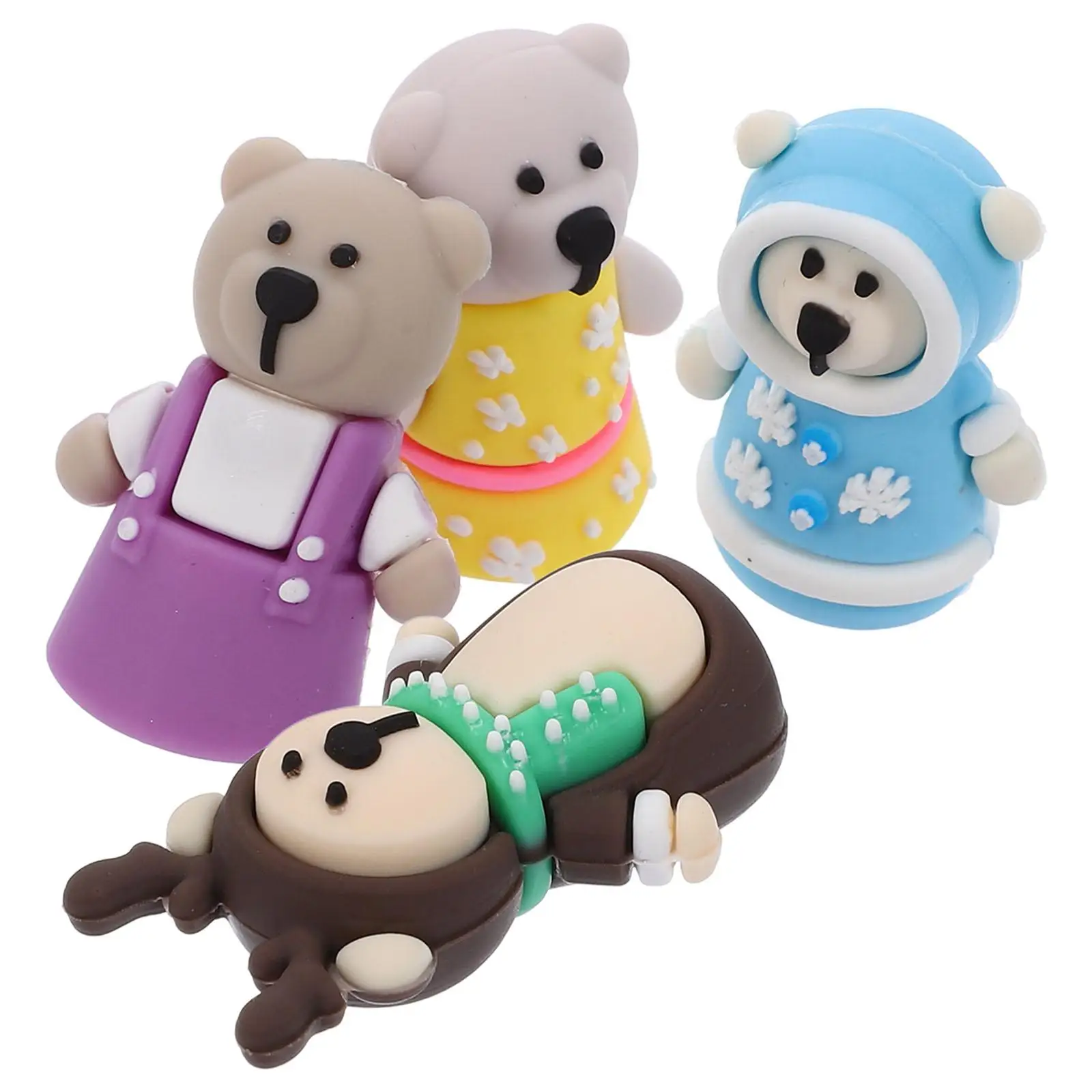 

4 Pcs Tweezers Protective Case Cuticle Trimmer Silicone Cover Nail Nipper Sleeves Manicure Beauty Tool Lightweight Portable