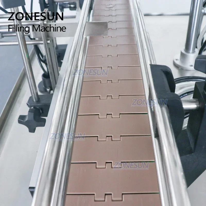 ZONESUN ZS-YT6T-6Y Riempitrice automatica personalizzata per pistoni per barattoli di bottiglie per shampoo, succo liquido, acqua, bevande, vetro di plastica