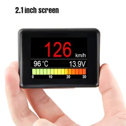 OBD2 On-board Computer Car Head Up Display HUD Digital Speedometer Trip Display Speed Fuel Consumption Temperature Gauge Alarm