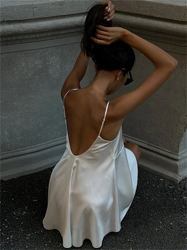 princess polly baby blue dress Tossy V-Neck Lace Backless Mini Dress For Women Slim White Patchwork  Spaghetti Fashion Dress Summer Sexy Female Halter Dresses
