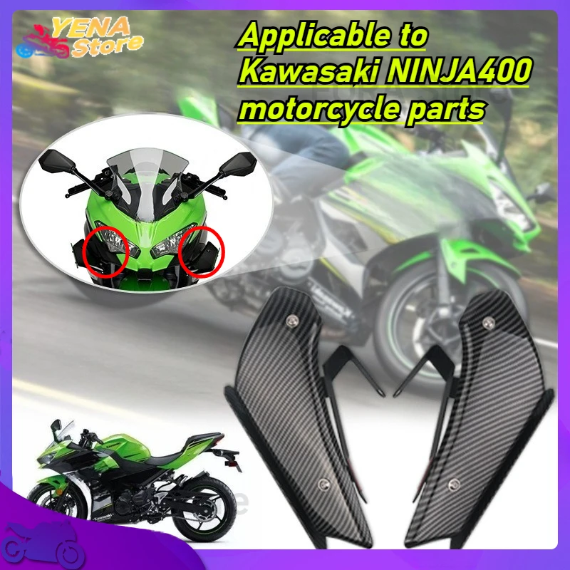 

Applicable to Kawasaki NINJA400 motorcycle parts for the lower cover of the 18-22 front fairing airfoil wing panel
