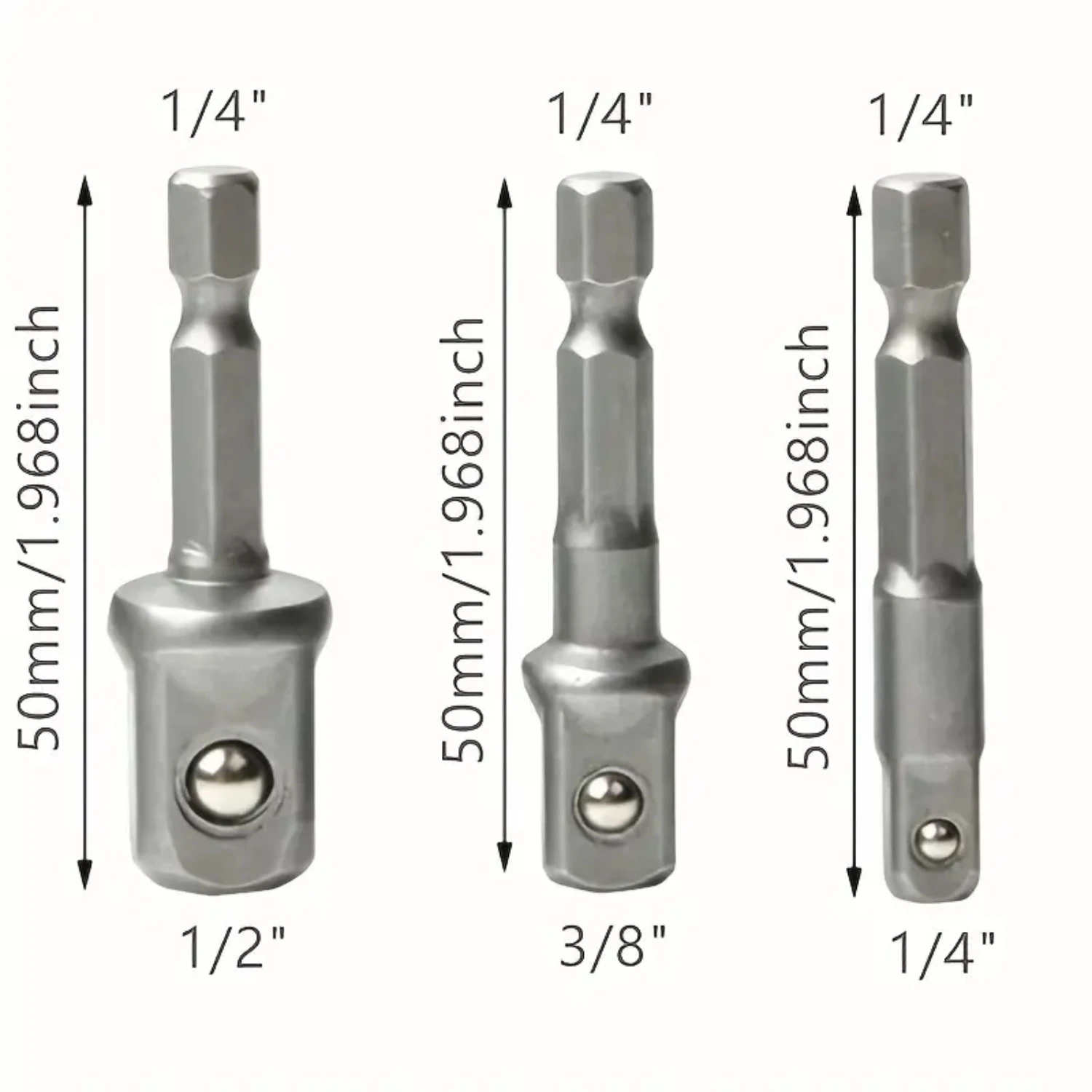 Steel Ball Connecting Rod  Hexagon Handle Sleeve Connector Color Safety Belt Ball Ad Conversion Connecting Rod