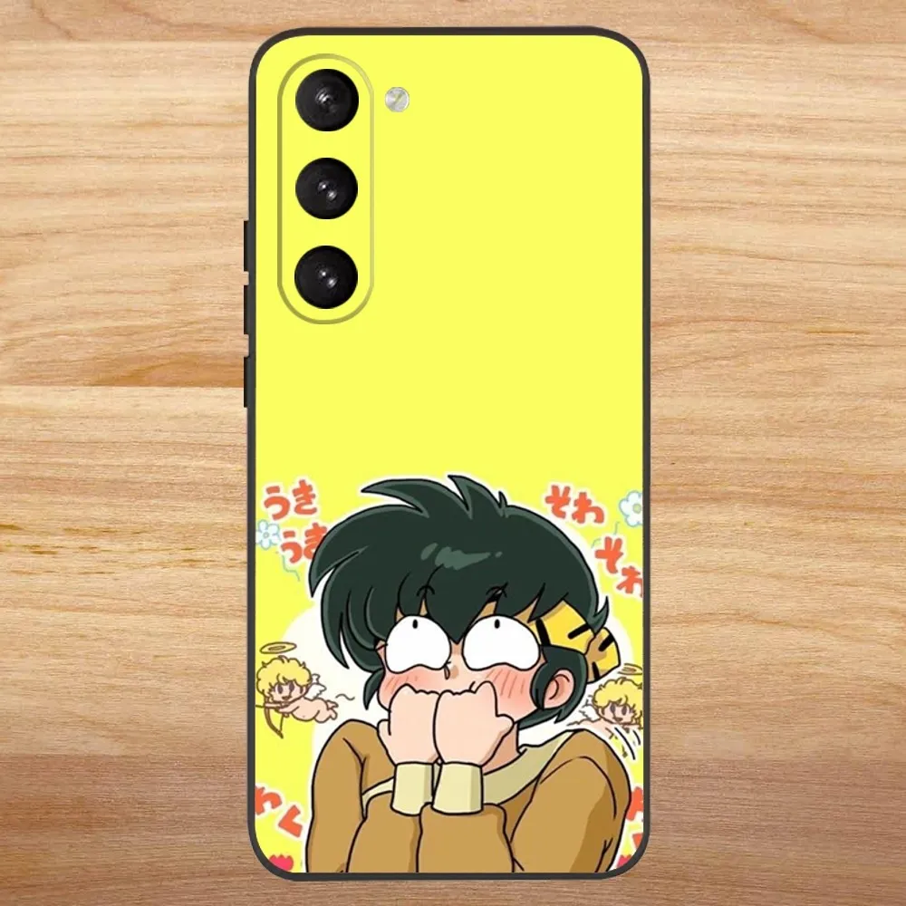 comics Ranma 1 2 Phone Case For Samsung S23,23,22,30,21,10,9,Note20 Ultra,Lite,Ultra,5G,Plus,FE,Black Soft Case