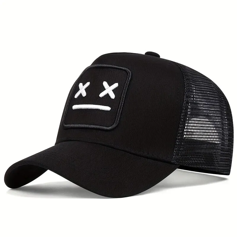 Unisex Xx Embroidery Baseball Net Caps Hip Hop Cap Spring and Summer Outdoor Adjustable Casual Hats Sunscreen Hat