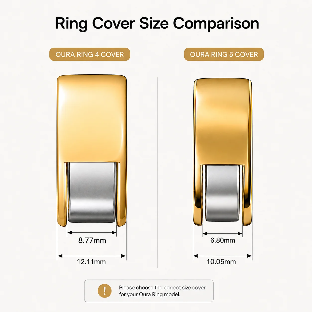 Personalized Name Smart Ring Cover Compatible with Oura Gen 4 Gen 5 Wide Ring Guard Engraved Jewelry Accessory for Women and Men view 5