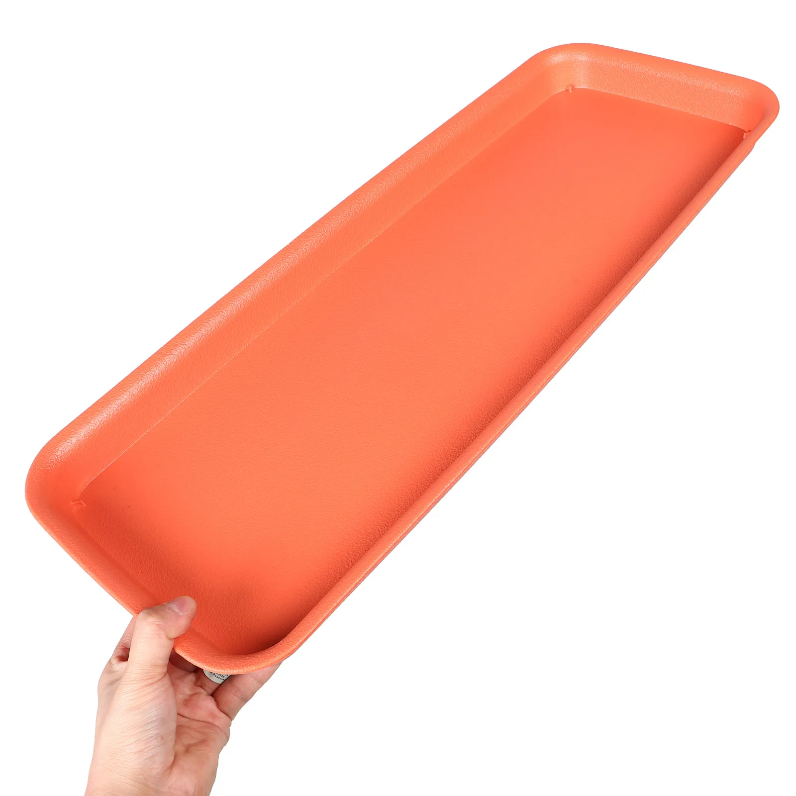 

Flower Pot Tray Rectangular Plastic Plant Water Catcher Durable Smooth Easy Clean Prevent Leaks Keep Floor Dry Complement Decor
