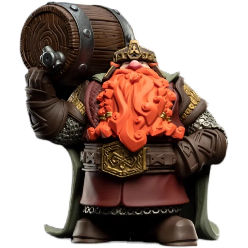 Q-version GIMLI Dwarf King Golden Gimli Barrel Limited Edition Figurine Gift for Boyfriend
