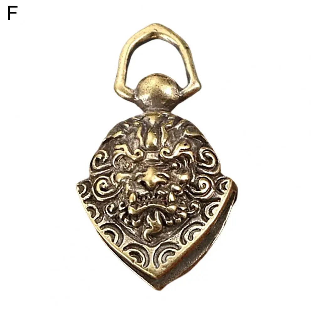 Bell Ornament Sturdy Old Bronze Bell Chic Ornaments Gadgets  Durable Antique Brass Pendant