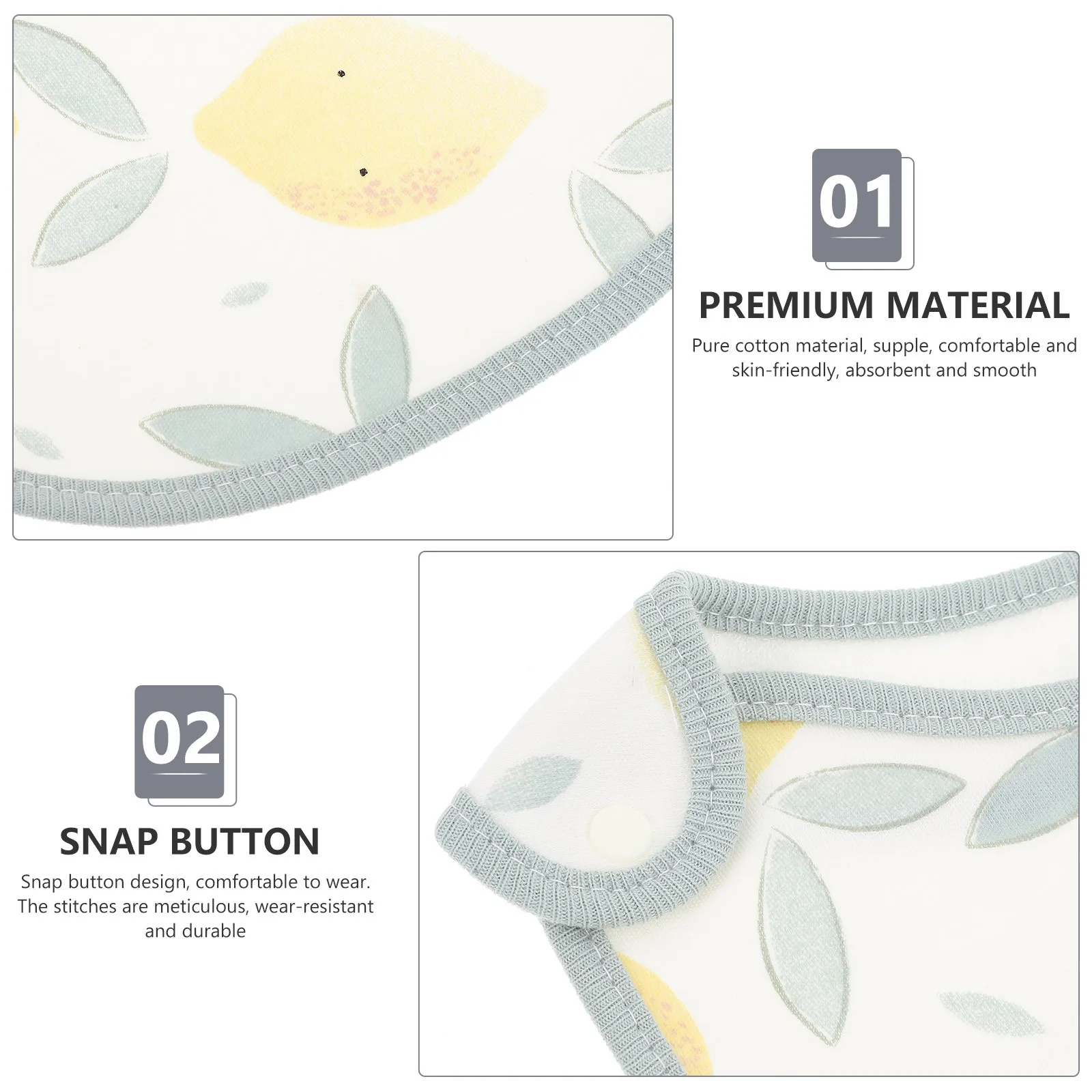 

Baby Saliva Towel Pure Cotton Waterproof Bib Infant Absorbent Toddler Teething Drooling Bib Toddler Saliva Towel