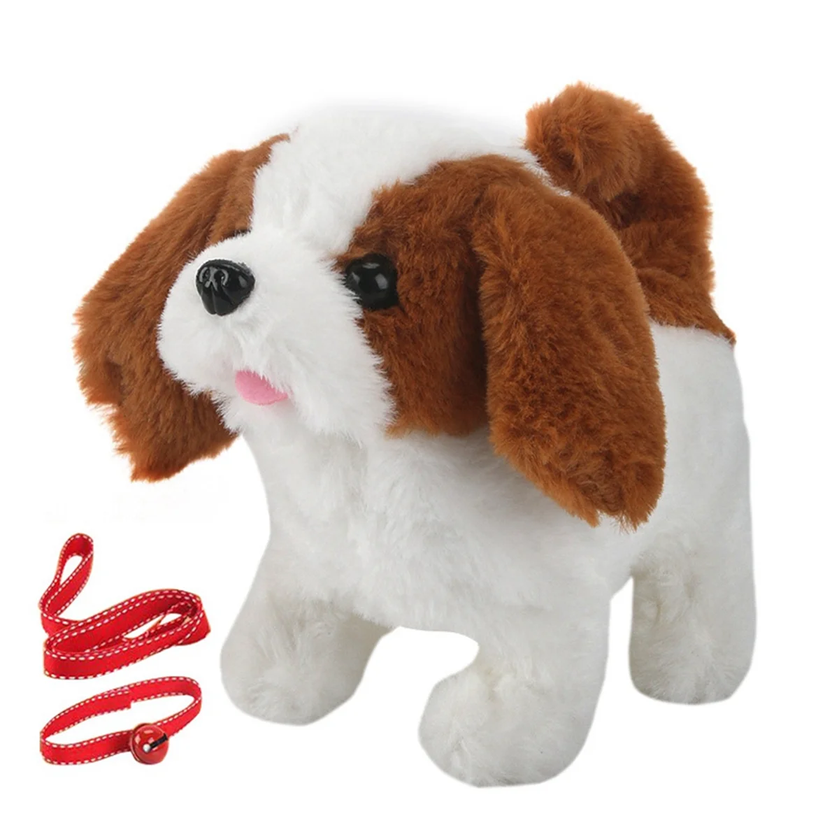 Jouet coule en peluche pour bébé, chien qui marche, aboie, remue la queue, animaux de compagnie électroniques, jouets pour chiots, filles, garçons, anniversaire