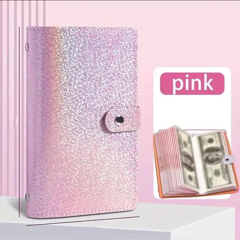 Organiseur de budget en cuir souple avec enveloppes de budget, pochettes A6 et portefeuille pour enveloppes de trésorerie