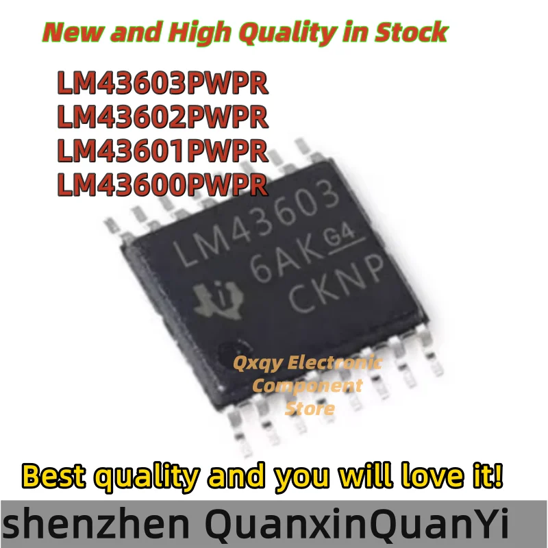 

10шт новый LM43603PWPR LM43603 LM43602PWPR LM43602 LM43601PWPR LM43601 LM43600PWPR LM43600