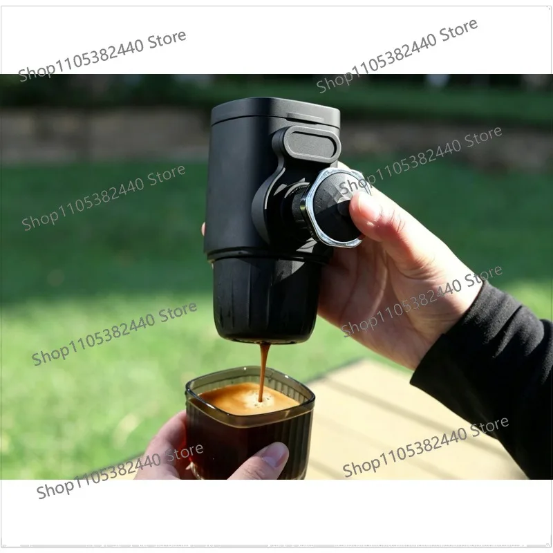 Cross-border Portable Hand Press Coffee Machine Capsule Coffee Powder Home Travel Outdoor Small Espresso Machine