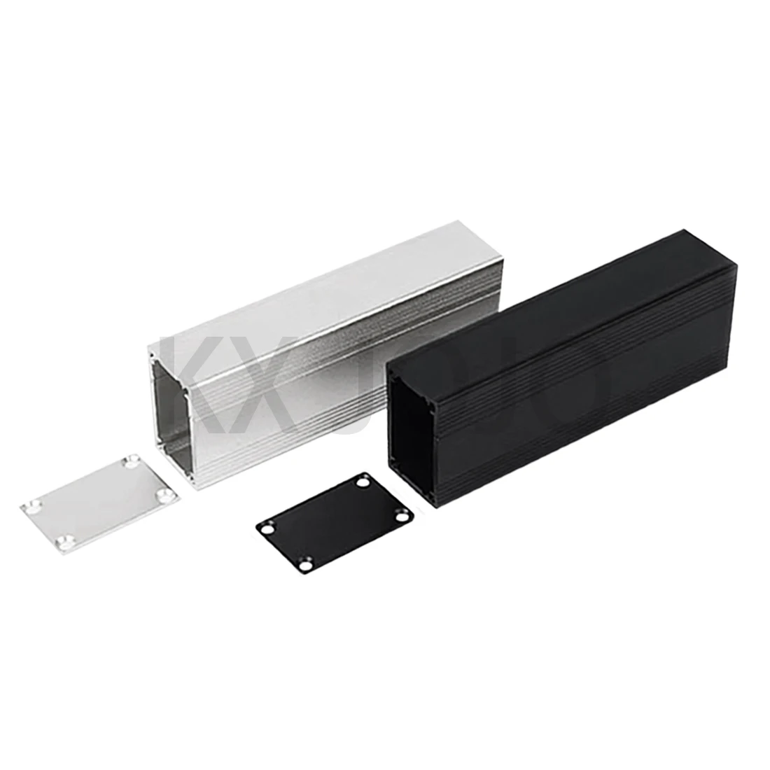 Aluminum Enclosure 40*25*80/110mm Waterproof Split Case Silver/Black PCB DIY Instrument Electronic Project Protective Box