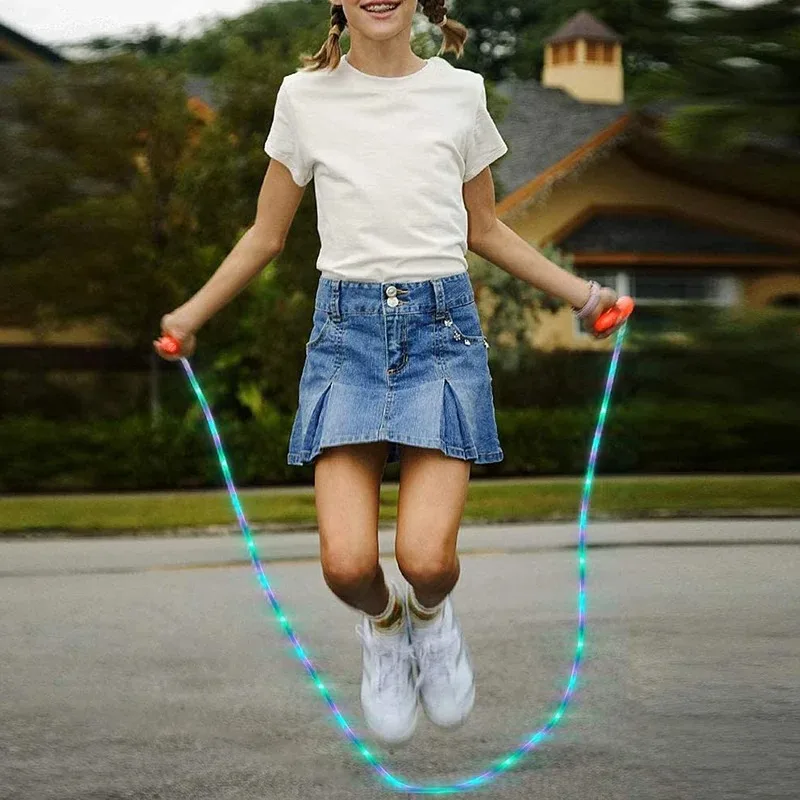 1-10Pc Counting Jump Rope Adjustable Digital Display Fitness Rope for Adults Students PE Training Home Christmas Halloween Gifts