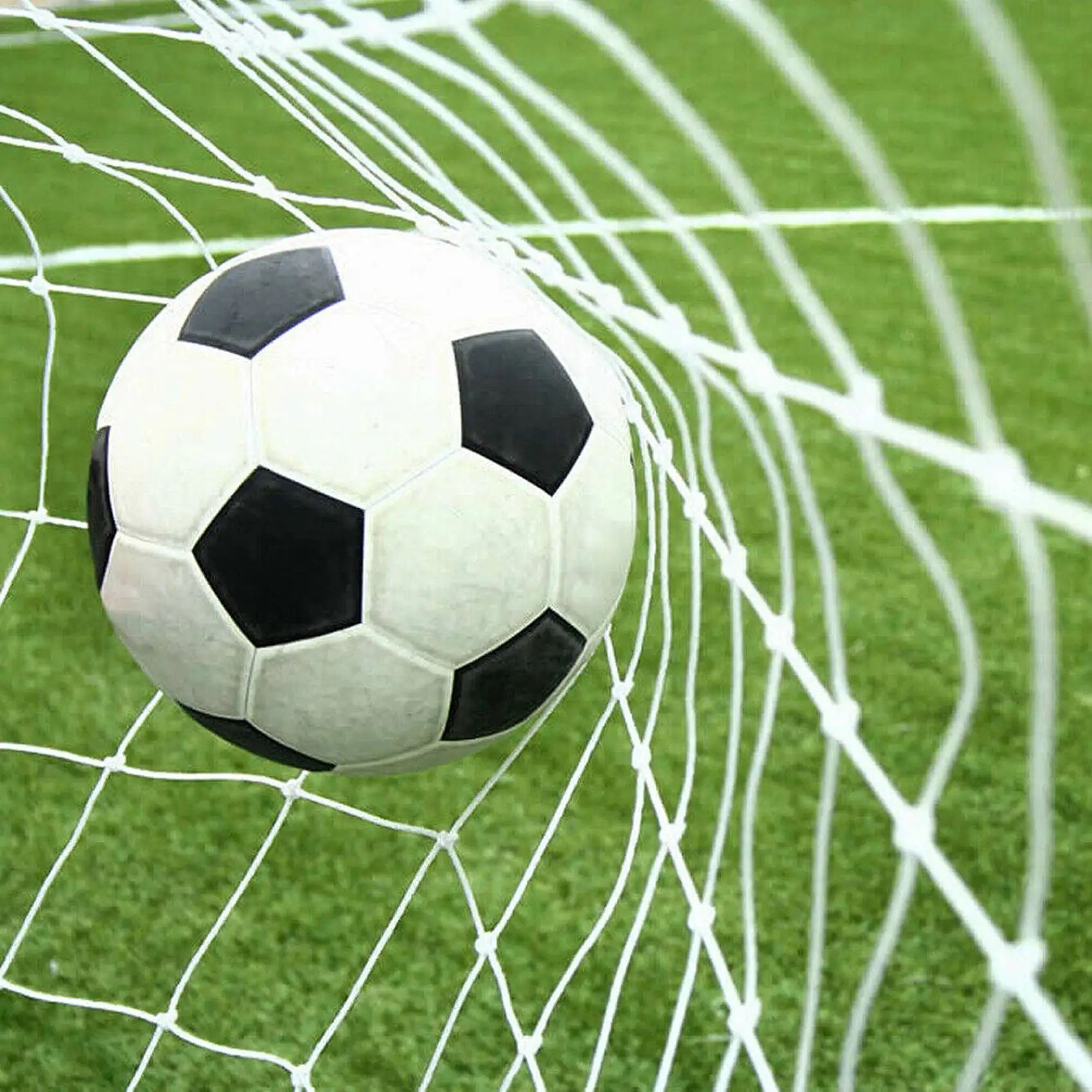 

ABVH-2X 24X8FT Full Size Soccer Goal Net Sports Football Post Netting Training Backyard