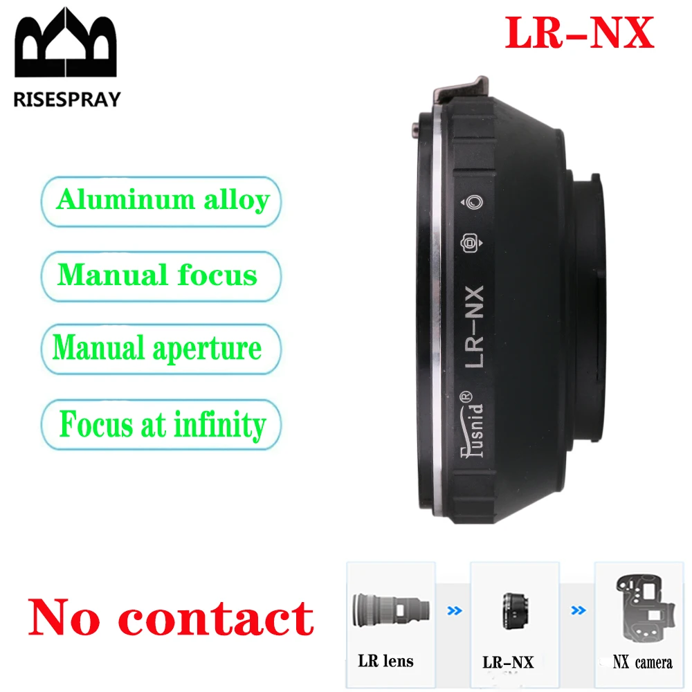 FUSIND LR-NX Lens Adapter ring For Leica R LR mount lens to for Samsung NX Mount  Camera BODY NX10/NX20/NX100/NX300