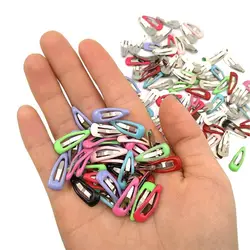 10Pcs Mini Metal Hair Clip for DIY Doll Decoration Headwear Princess Dolls Head Clip Toys Doll Accessories
