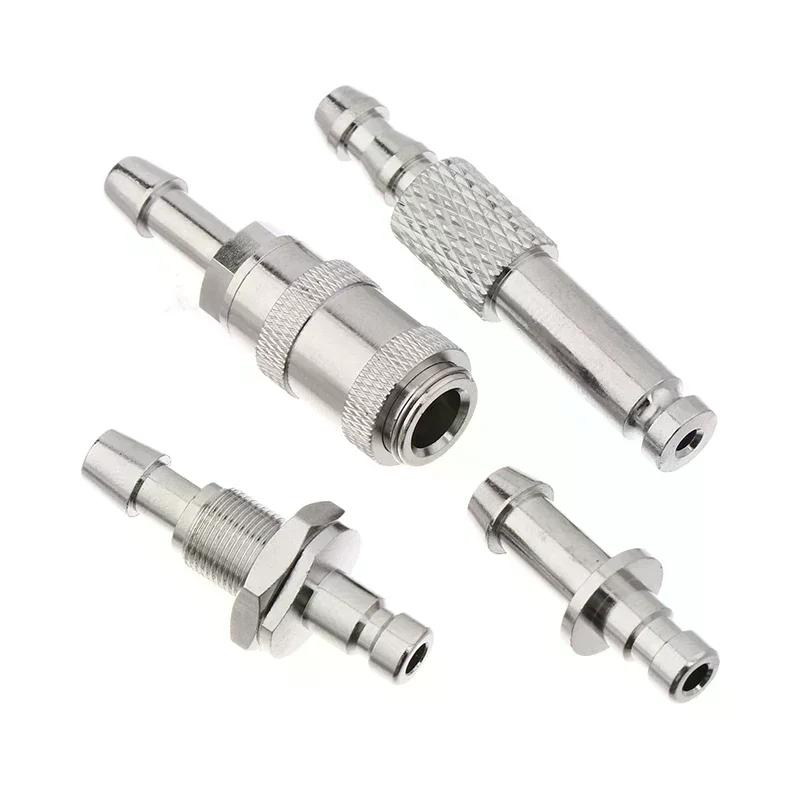 Pressure Meter BP Cuff Joint Link Male Female Quick Connection Bayonet Airway Joints Metal Air Hose Connector NIBP Adapter Bloo