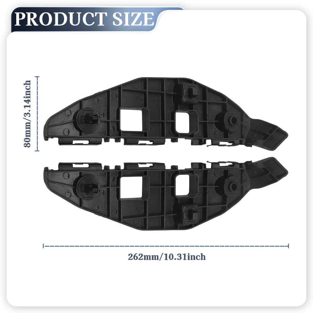 

2Pcs Car Front Bumper Support Brackets L&R OEM Standard Easy Installation For 2010-2012 Lexus RX350 RX450h