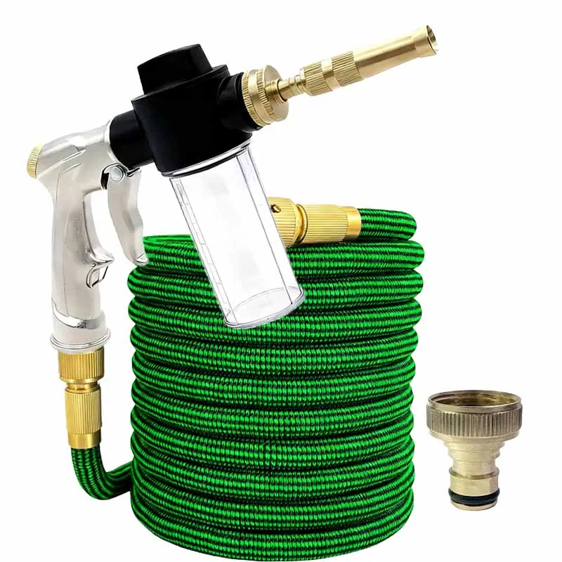 

The Expandable Magic Hose Of The Multifunctional Spray Gun Is Lightweight And Durable, Used For Courtyard Irrigation And Cleanin