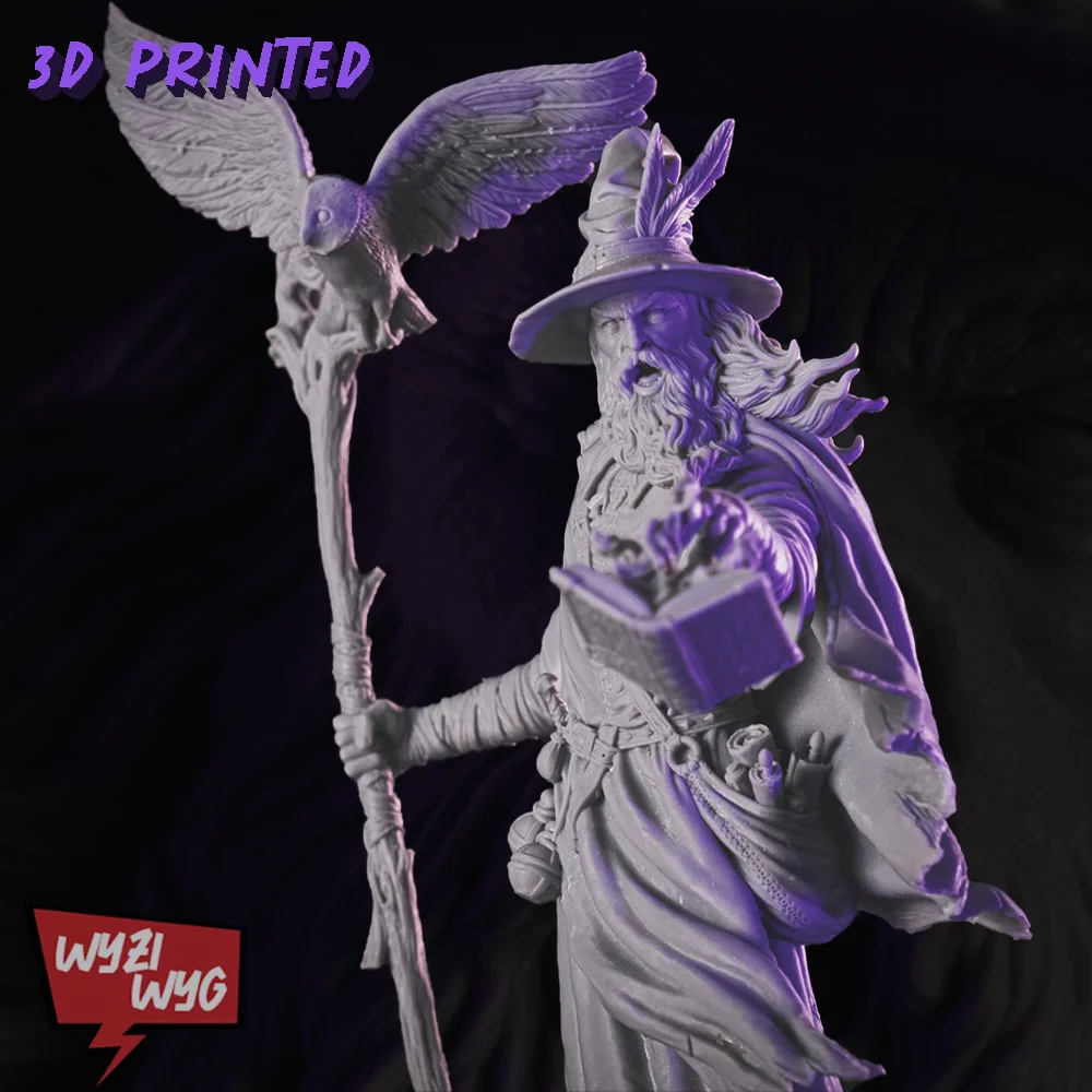 

Mage Miniature, Wizard Figure, Sorcerer, Alchemist, HD 3D Printed Model, Pathfinder, Tabletop, Wargame, DnD, 40K TRPG