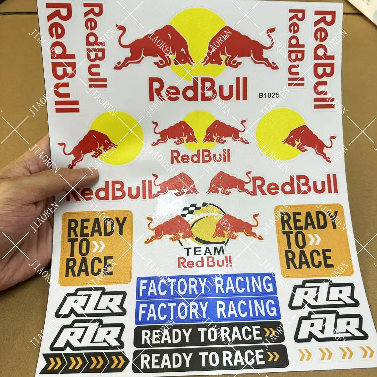 

Reflective Red Bull Sticker Motorcycle Decal for Ktm Duke 390 690 790