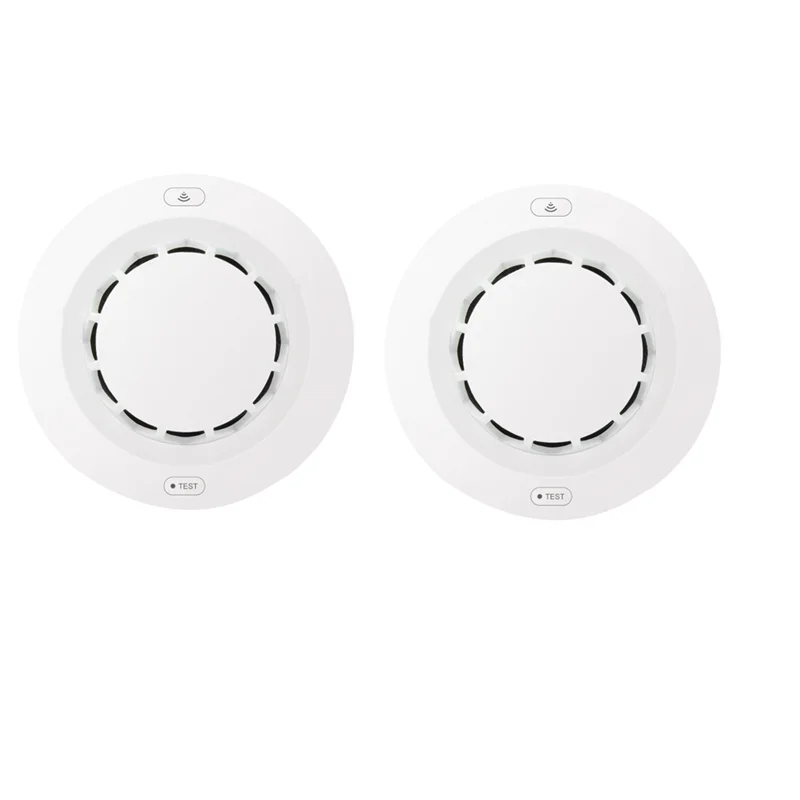 JABS-ワイヤレス火災保護警報器 Tuya Zigbee 煙探知センサー 高感度安全防止センサー