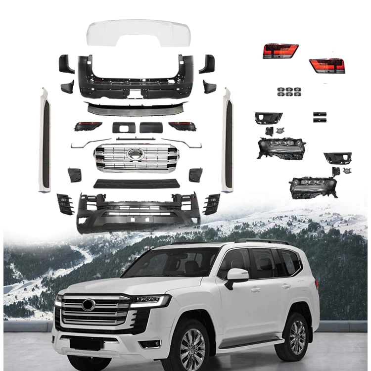 

CARBEST Car Pearance Accessories LC300 Body Kit for Land Cruiser 2022 Low-Profile Upgrade to High-Profile