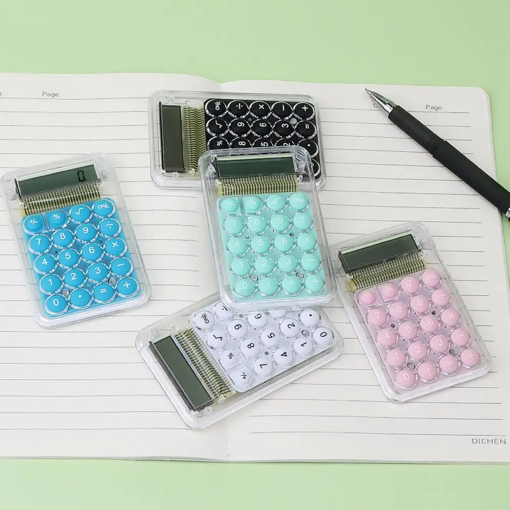 Handige Zakrekenmachine Comfortabele Touch Lichtgewicht Digitale Rekenmachine 8-cijferige Handheld Digitale Rekenmachine