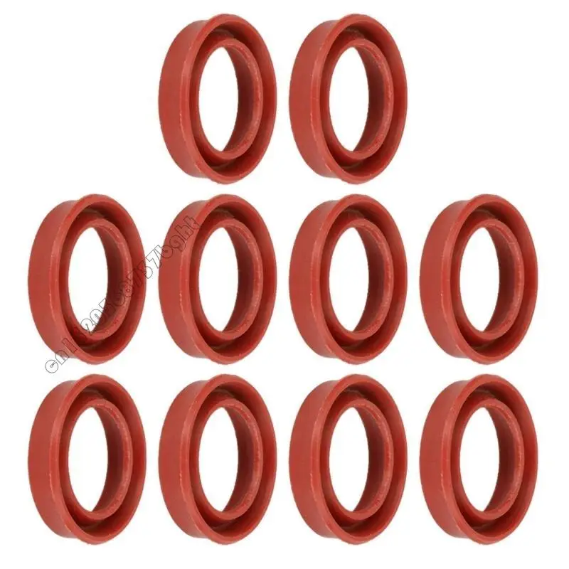 Pack of 10 Lip Seal Rings Fully Automatic Coffee Machine Replacement Rings for Water Multiple Coffee Machines 4XFB