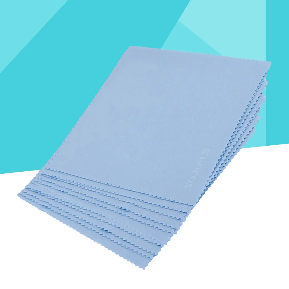 

50pcs Microfiber Cleaning Cloth Pocket Size Lint Free Soft For Eyeglasses Camera Lens Screen Cell Phones Jewelry Quick Drying
