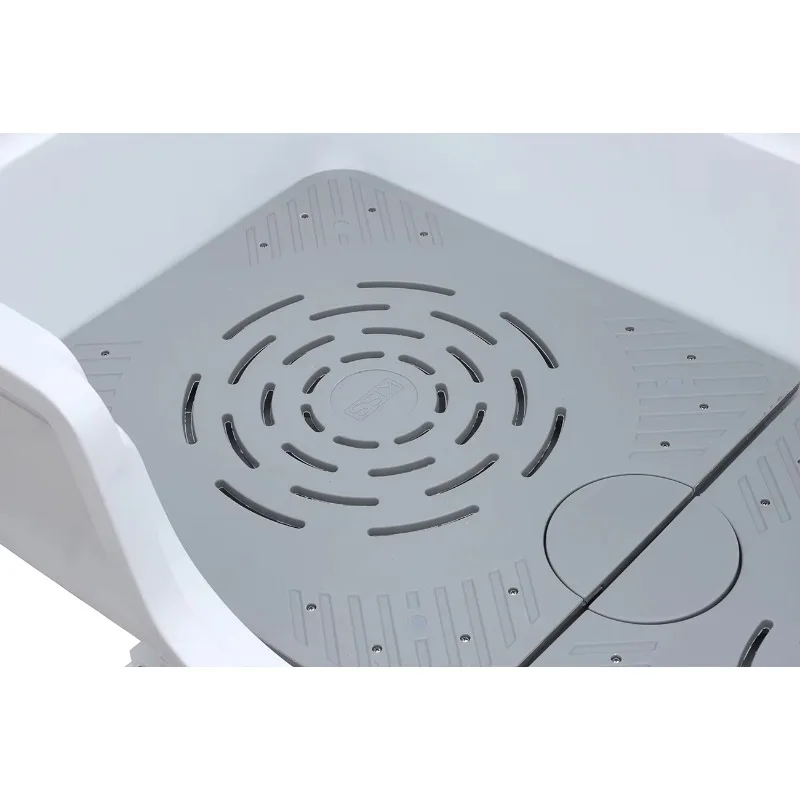 2026 White Pet Dog Wash Tub Bathing Pet Grooming Fiberglass Electric Lifting Bathtub