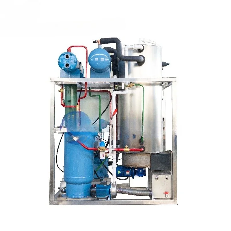 CE Certified Tube Ice Machine Factory Direct Air Cooled Water Cooled Industrial Commercial Ice Making Equipment