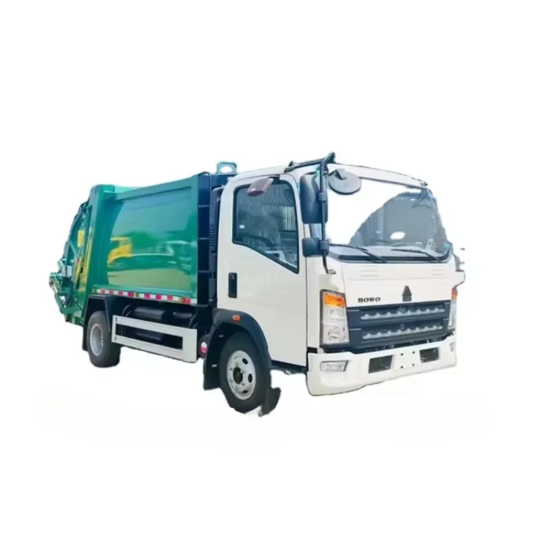 Caminhão de lixo HOWO 4*2 de alta qualidade para coleta e compactador