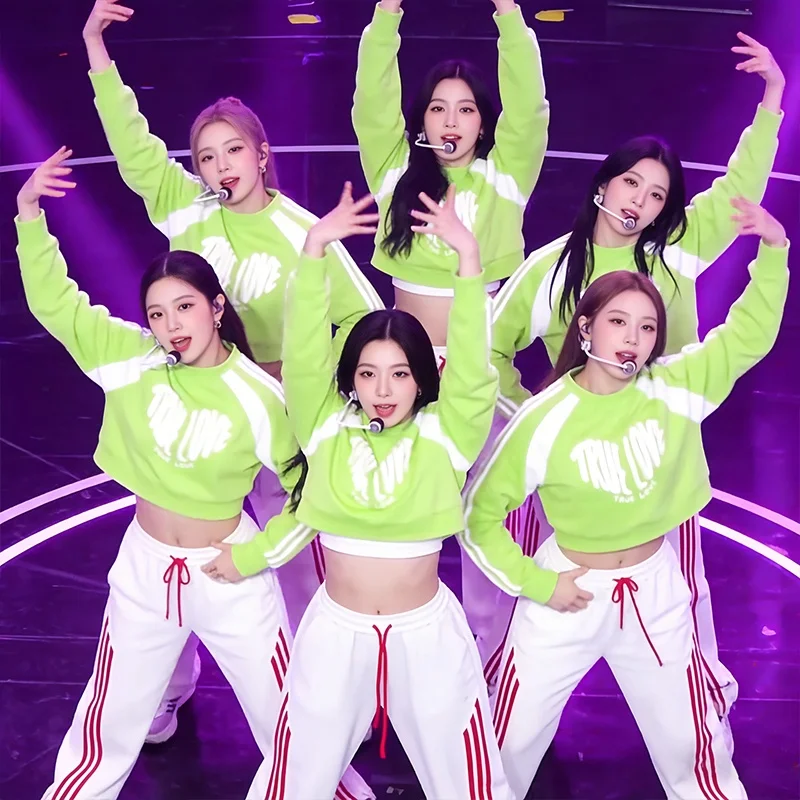 

Женский костюм для джазовых танцев, аэробики и выступлений, форма для чирлидинга, сценический костюм для соревнований