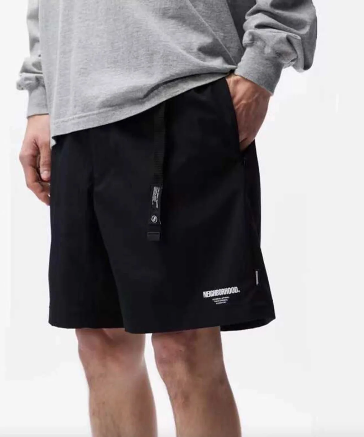 JP. NEIGHBORHOOD Spring/Summer Waterproof Functional Fabric Quick Drying NBHD Cool Shorts 24SS