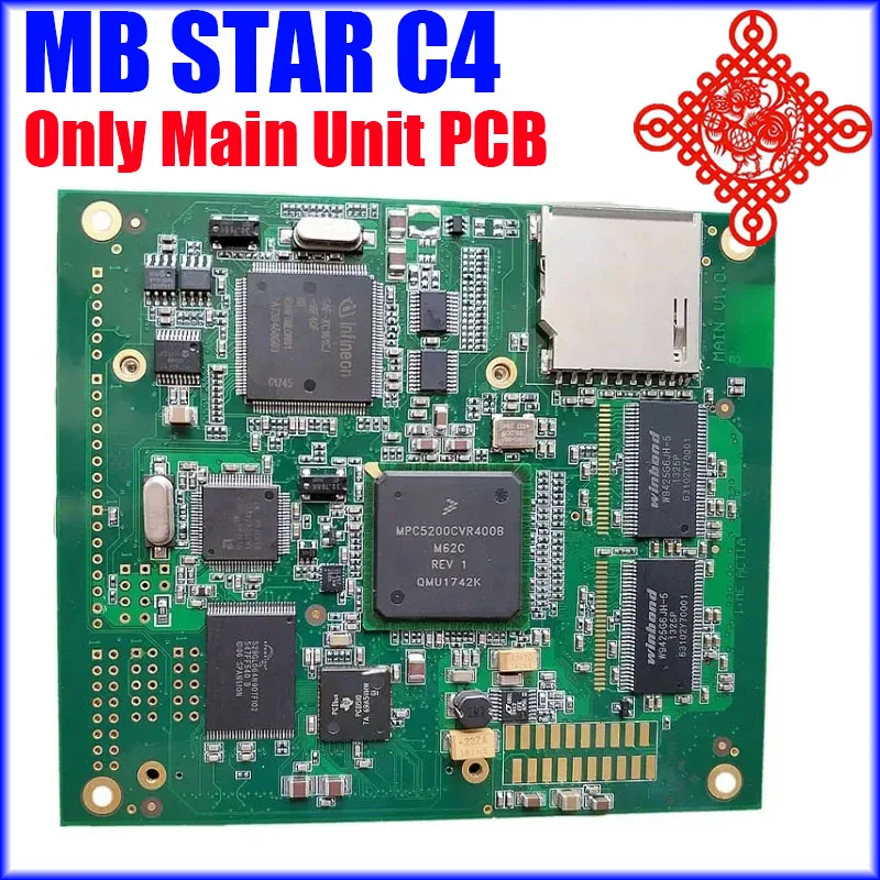 

MB STAR C4 Main Unit PCB Board SD Full Chip MB STAR C4 SD Connect Mother Board Compact Diagnostic Tool For Truck B-enz