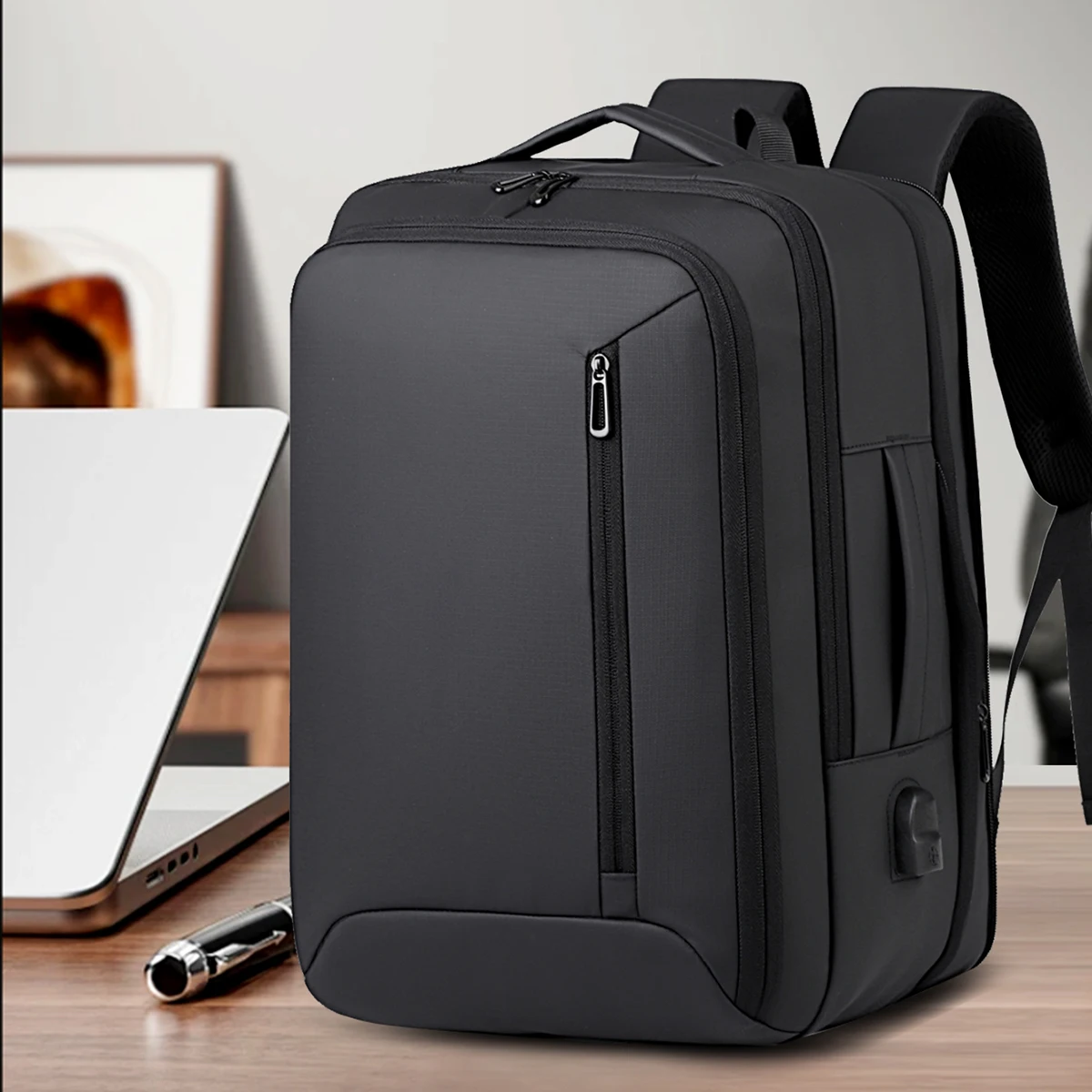 Business Backpack for Men 2026 New Model for Travel, Commuting, Work, Going Abroad, Multi-Functional College Student Computer Backpack