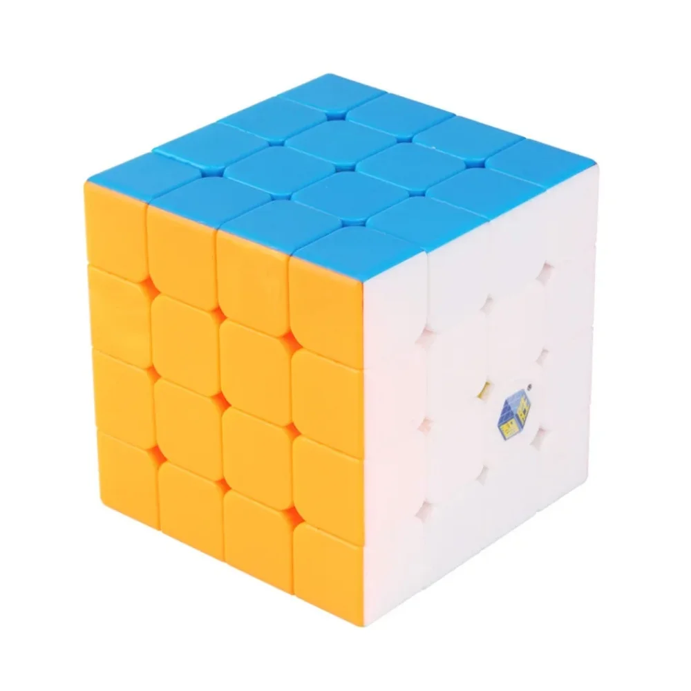 YuXin Black Kirin 4x4 Magic Cube 4x4x4 Speed Cube 4Layers Stickerless SpeedCube Puzzle