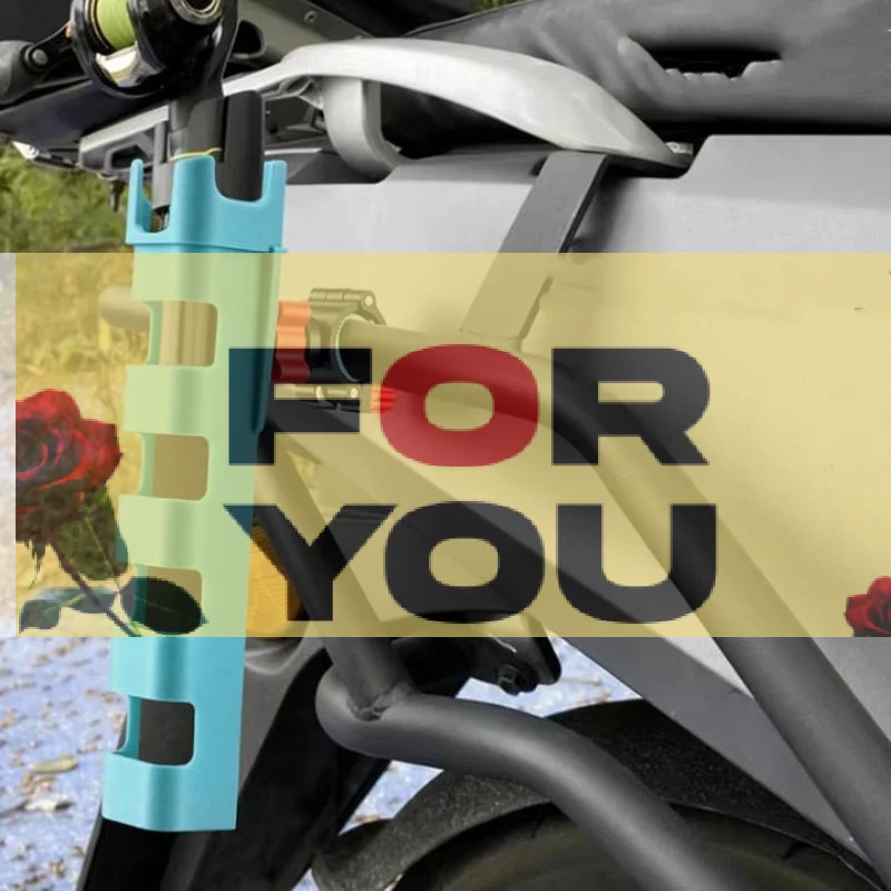 

【OD】1Pcs Adjustable Rod Rack Bracket 360° Rotatable Motorcycle Fishing Rod Holder For Electric Bike Scooter ATV Fishing Gear