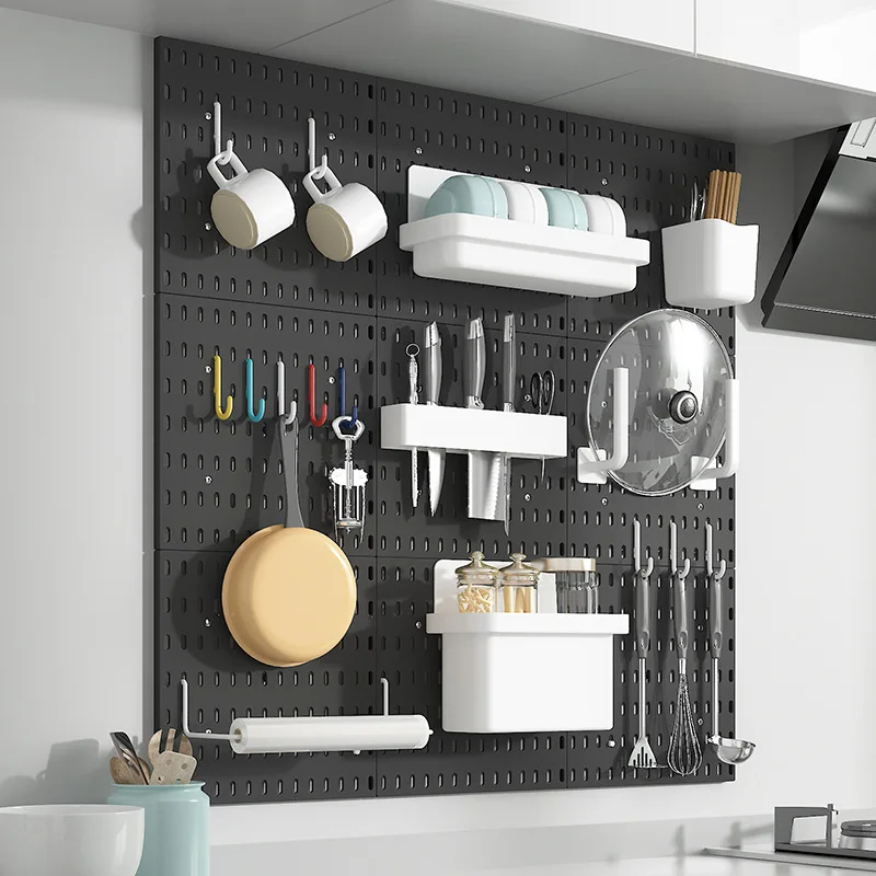 DIY Pegboard Accessories Hanging Racks Storage Hooks Wall Organizer No Holes Required Crafts Organizing Garage Kitchen Room