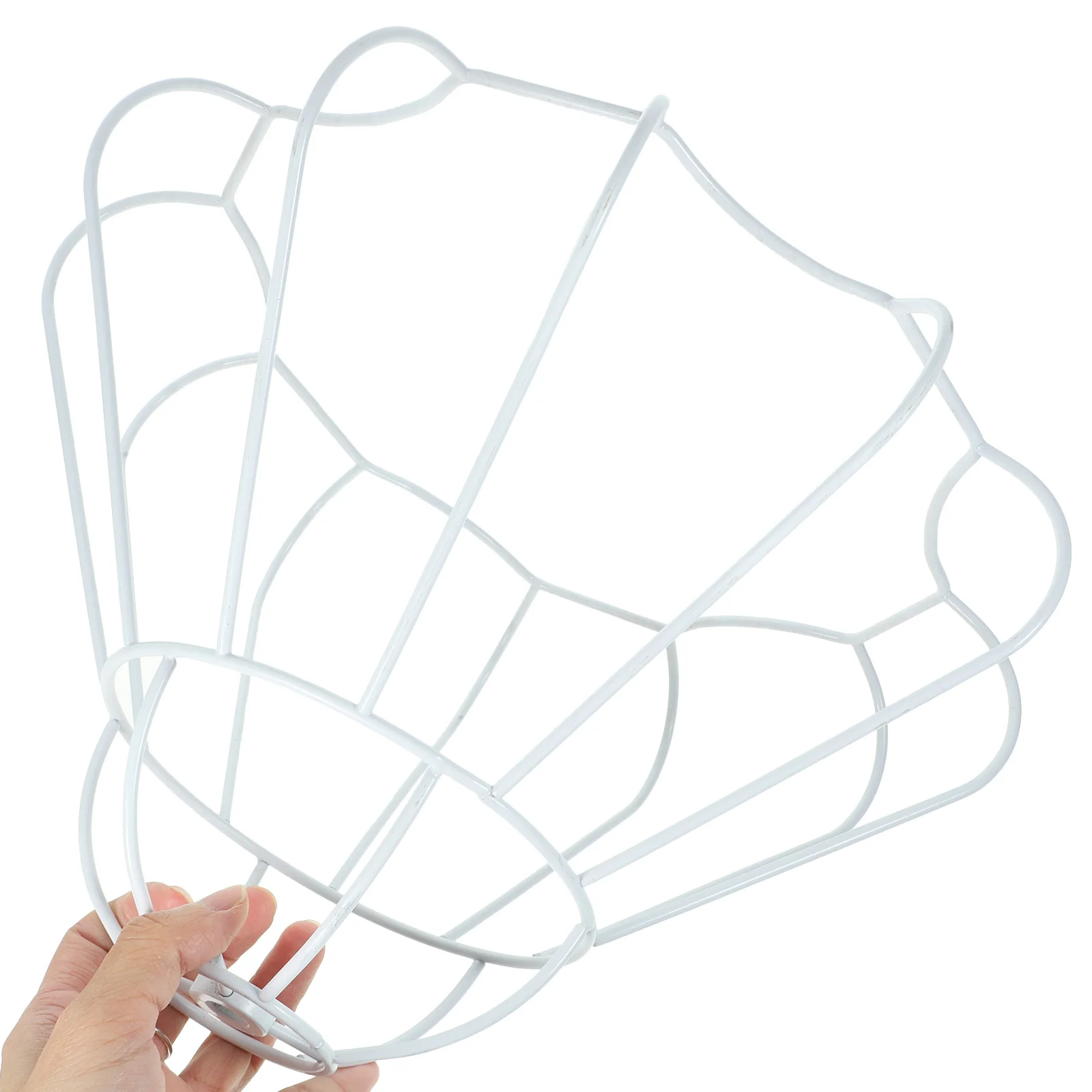 

Metal Wire Lampshade Frame Table Lamp DIY Bracket Sturdy Modern Design Easy Install Multi Functional Home Office Cafe